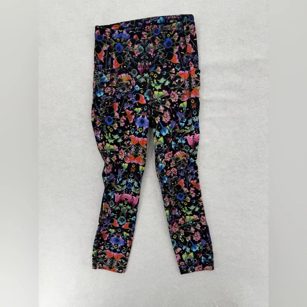 Lululemon Swift Speed High-Rise Tight 21” Flowerscope Black Multi Size‎ 2